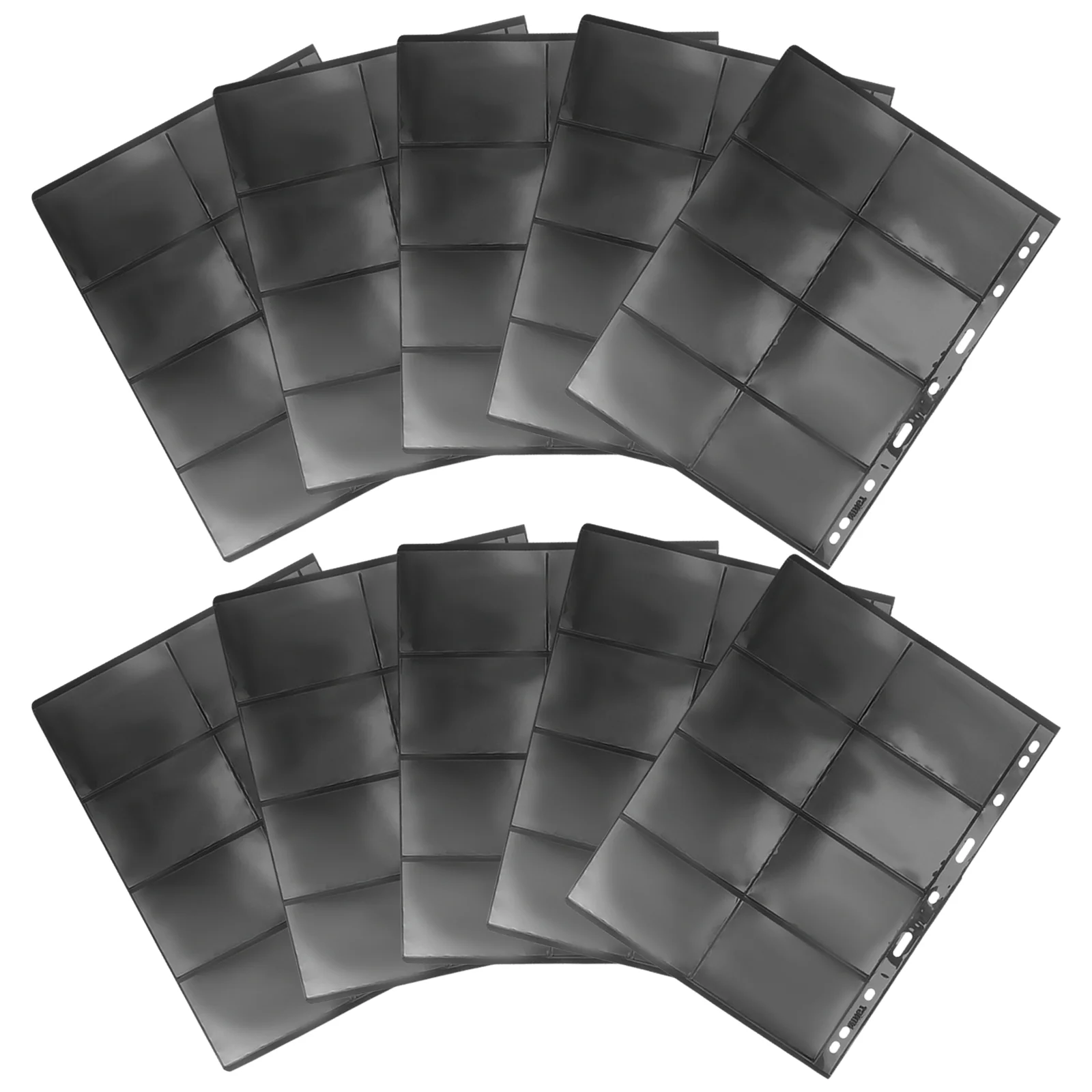 

Stamp Holder Album Storage Seven Rows Page Collecting Supplies Convenient Cards Collectors Collection Insert Coins