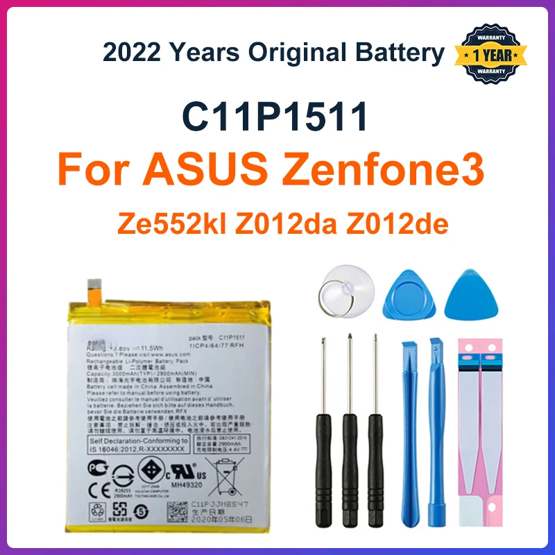 Original ASUS High Capacity C11P1511 Battery For ASUS Zenfone3 Ze552kl
