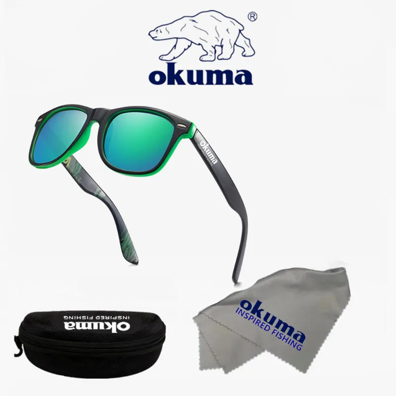 OKUMA Polarized Sunglasses UV400 Protection for Men and Women Outdoor Hunting Fishing Driving Bicycle Sunglasses Optional Box