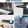 Electric 18V Brushless Electric Rivet Gun Cordless Rivet Nut Gun Automatic Rivet Tool With LED Light For 18V Makita Battery 6