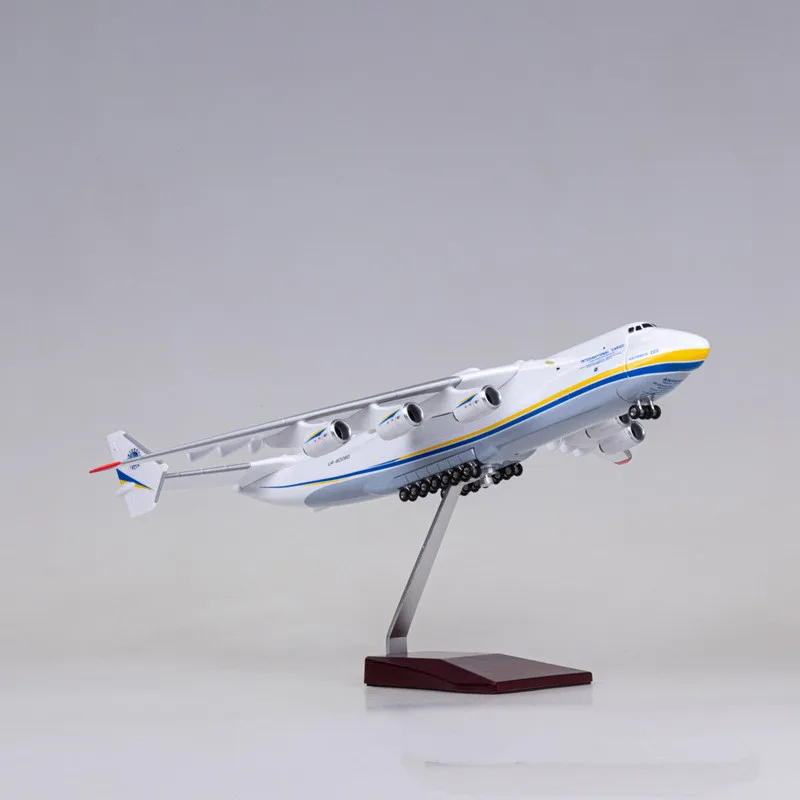 Ukraine Airlines An225 Transport Aircraft 1:200 Scale Diecast Resin Model Airplane Decoration Halloween Gift Display Toy jugues