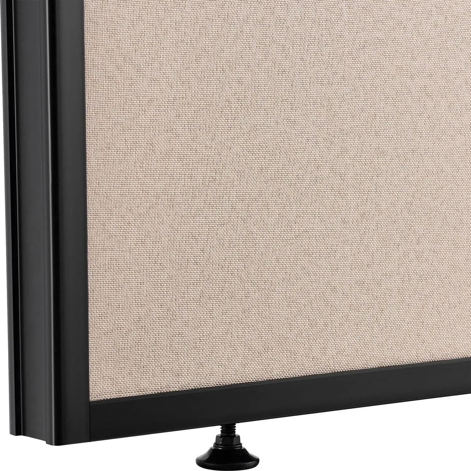 Office Partition Panel, 24-1/4""W X 42""H, Tan 3