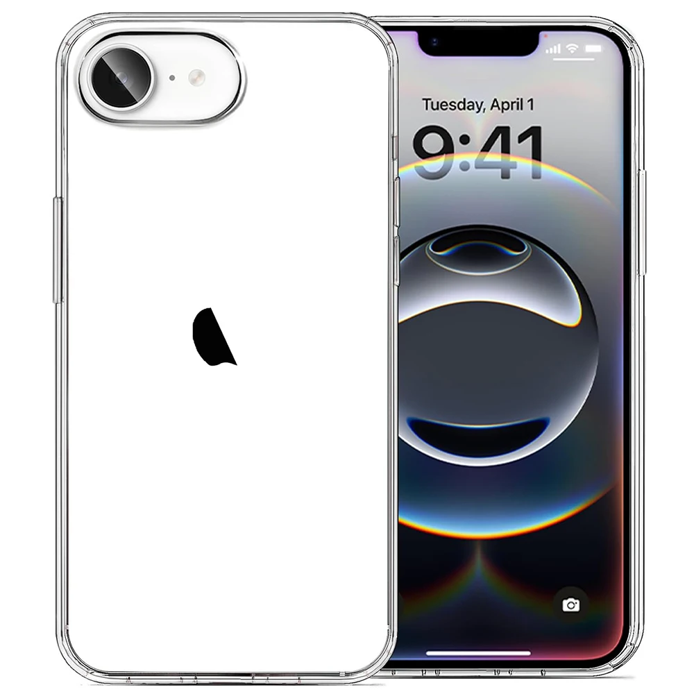 iPhone 16e 16 E용 케이스 투명 투명 휴대폰 커버 액세서리