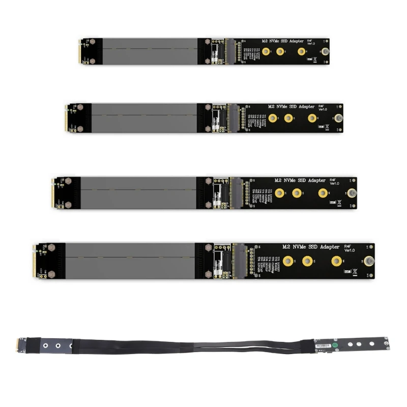 

R44SF для M.2 NVMe SSD-удлинитель Riser Card 32 Гбит/с PCIE для M KeyУдлинитель твердотельного накопителя PCI-E 3,0