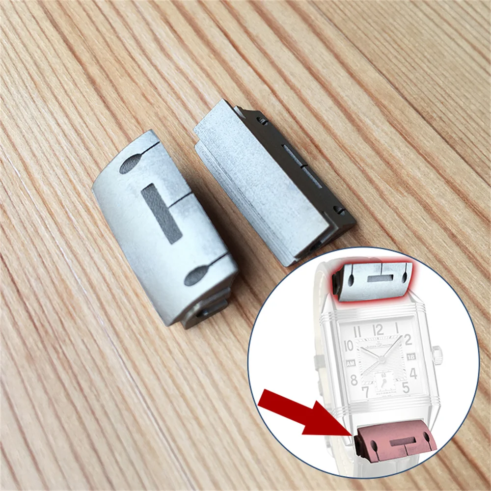 Inserto Cinturino In Pelle Per Orologio Per Parti Del Cinturino Dell'Orologio Jaeger-Lecoultre Reverso Squadrara Hometime