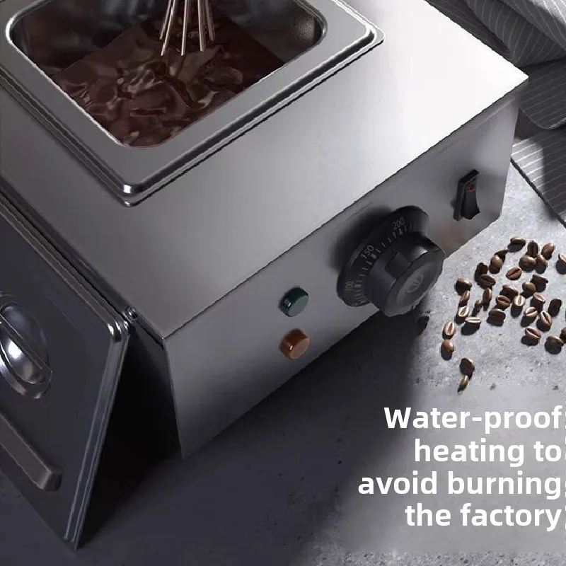 220V Household Small Chocolate Melting Furnace Multi-Functional Stainless Steel Household Constant Temperature Chocolate Melting