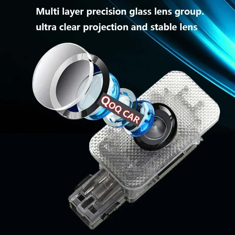 2 Pcs Car Welcome Door Lights For Volvo V40/V40CC 13 V60 12