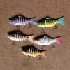 1 Pieces Fishing Lures Multi 6/7 Segments Jointed Hard Bait Wobblers Swimbait Crankbait Swim Bass For Pike Sinking 6