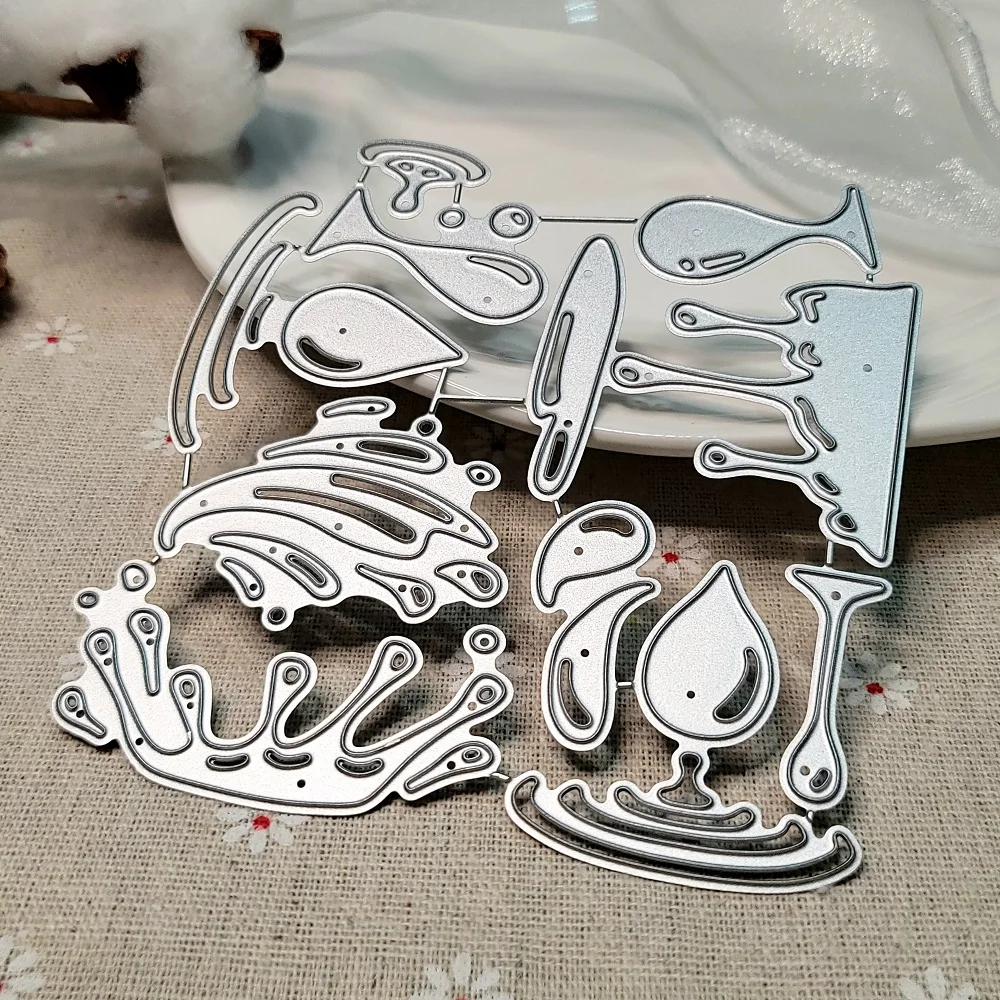 Benoon Forma del Cappello di Laurea Taglio Muore Stampi in Metallo Stampo per Goffratura Scrapbooking Fai da Te Album di Foto Creazione di Mestieri di Carta di Carta Argento