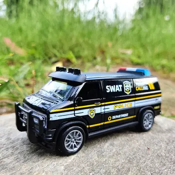 Alloy Police Van Toy 1