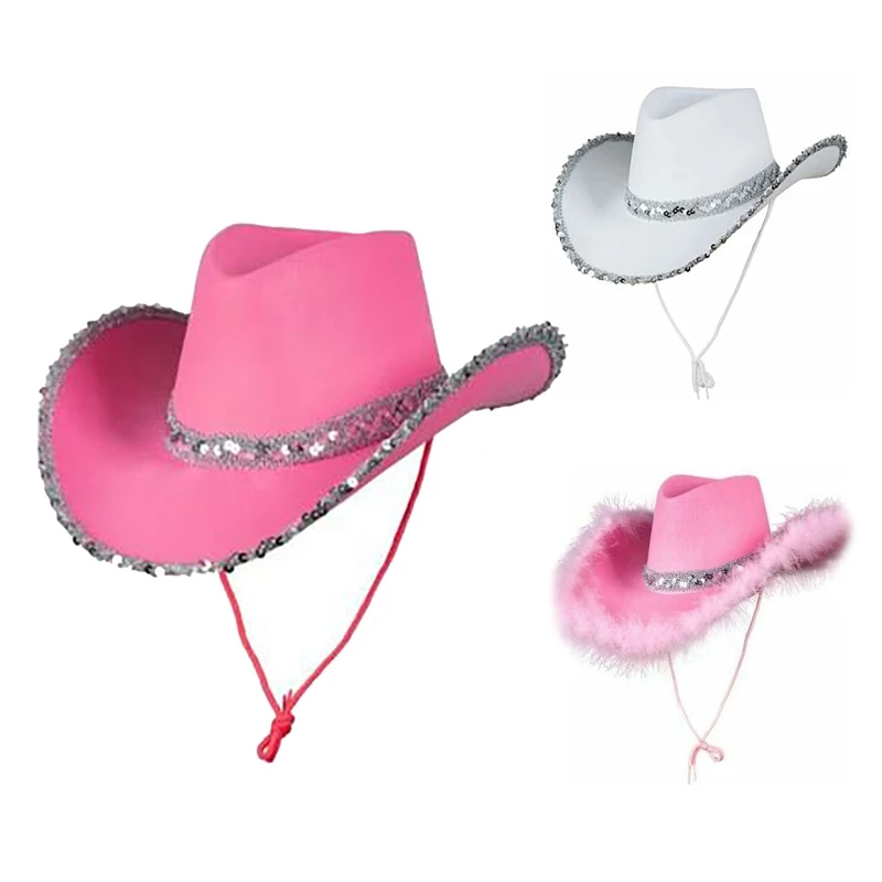 Cowboy Hats Cowgirl Hats Cowboy Hat Women Bachelorette Party western Cowboy Hats Party Props Cowgirl Cosplay For Women Birthday Sombreros Hats