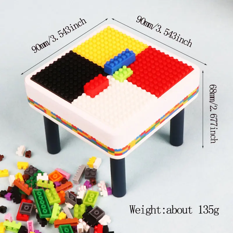 1/6 Simulation Mini Building Block Game Table Model For Barbie Dolls BJD Ob11 Miniatrue Dollhouse Accessories Kids Toys Gifts 6