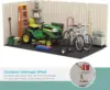 Heavy-Duty Resin Storage Shed Sand 103"D X 100.5"W X 122.25"H Multi-walled Polypropylene Resin Panels with Lockable Doors 4