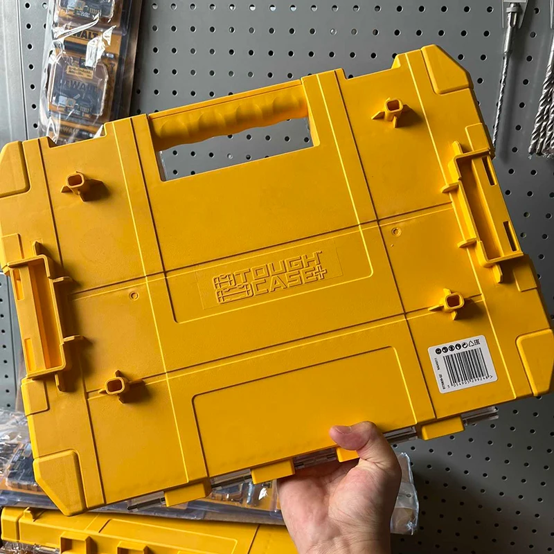 DEWALT DT70839 Tough Case (Large) with Divider Organizer Tool Box Transparent Lid Screws Bits Accessory Stacking Storage Case 5