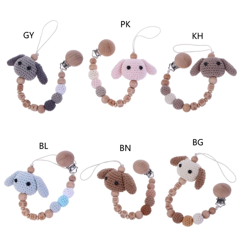 

2024 New Pacifier Clip for Boys Girls Pacifier Holder and Leash Handmade Pacifier Clips