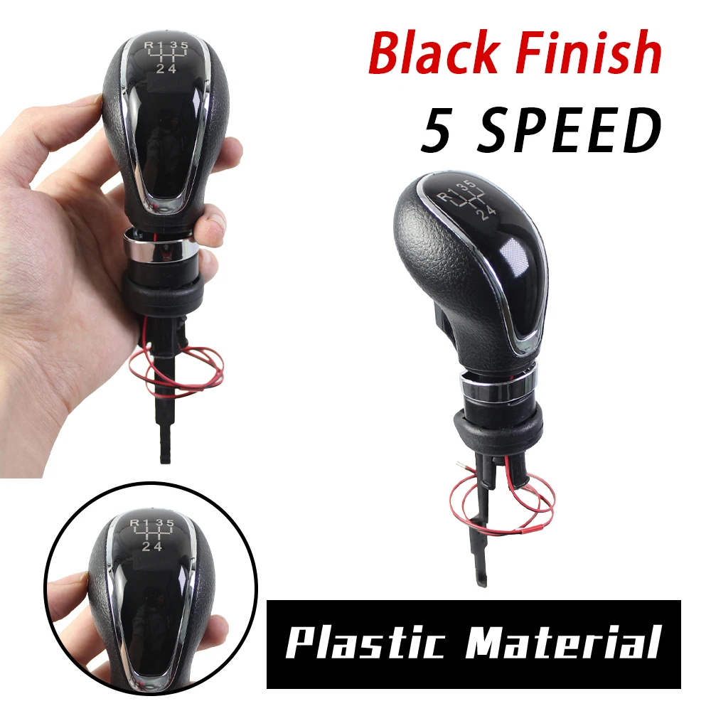 고품질 기어 변속 노브 (Vauxhall Buick Opel Astra Insignia 2009-2013 수동 5/6단 헤드 핸들용)