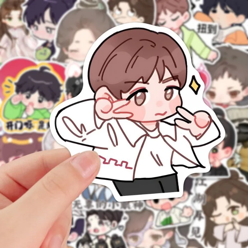 신비한 연꽃 케이스북 스티커, 애니메이션 Li Xiangyi 문구 스티커, Li Lianhua 방수 학생 학교 용품