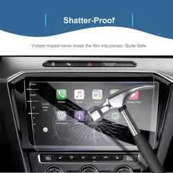 Enhanced Tempered Glass Screen Protector for Car Infotainment and GPS Navigation Systems (9.2 inch)