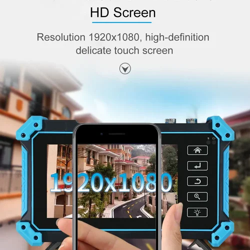 IP CCTV 테스터 카메라 AHD CVI TVI SDI 5 인치 터치 4K HDMI VGA 입력 보안 poe IPC 테스터, cftv 미니 휴대용 모니터 테스터 2
