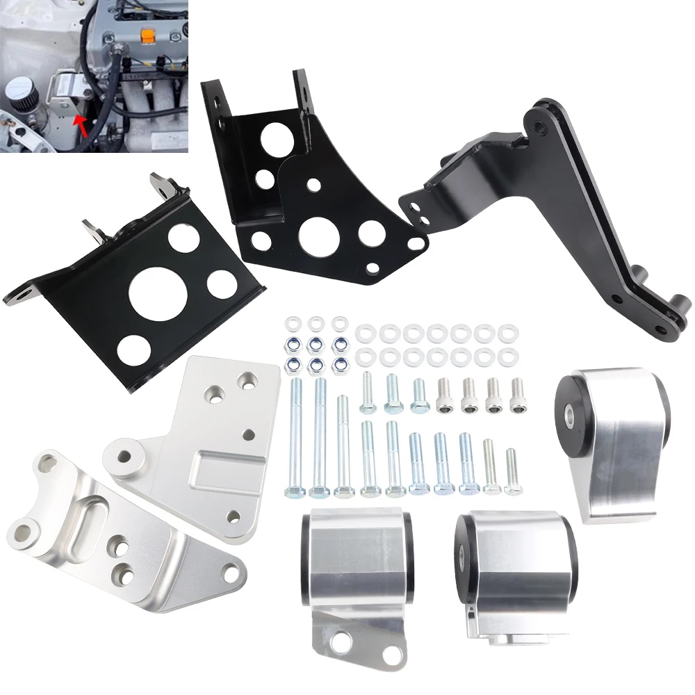 

K-Series Engine Mount Bracket Kit For Civic K-Swap K20 K24 EK Chassis 1996-2000