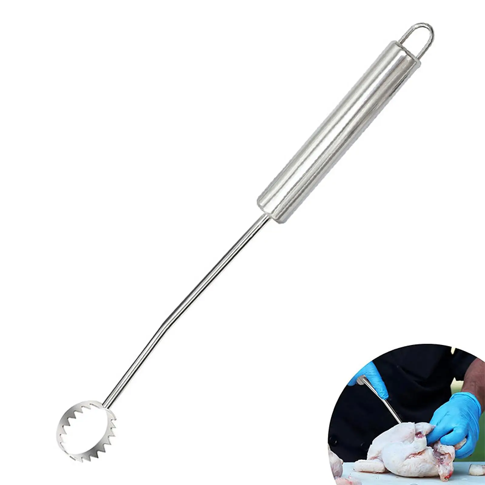 Efficient Lung Gutting Tool for Turkey Internal Poultry Cleaning Tool Easily Removes Turkey Chicken Processing Equipment