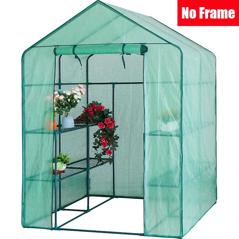 thumbnail image 1 of 2024 Nueva gran cubierta de invernadero para jardín, impermeable, para exterior, interior, para invernar, protección de plantas, tienda de cultivo (sin marco), 1 of 5