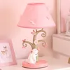 Cute Children's Room Princess Room Table Lamps Rabbit Light LED Creative Romantic Warm Girl Bedroom Bedside Reading Table Lights 1
