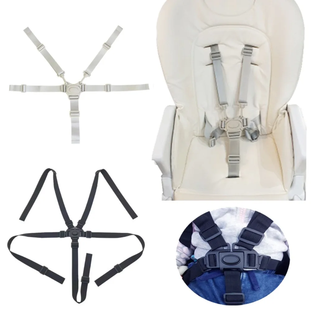 Universal Baby 5 Point Harness Seat Belt For Stroller High Chair Pram Buggy Pushchair