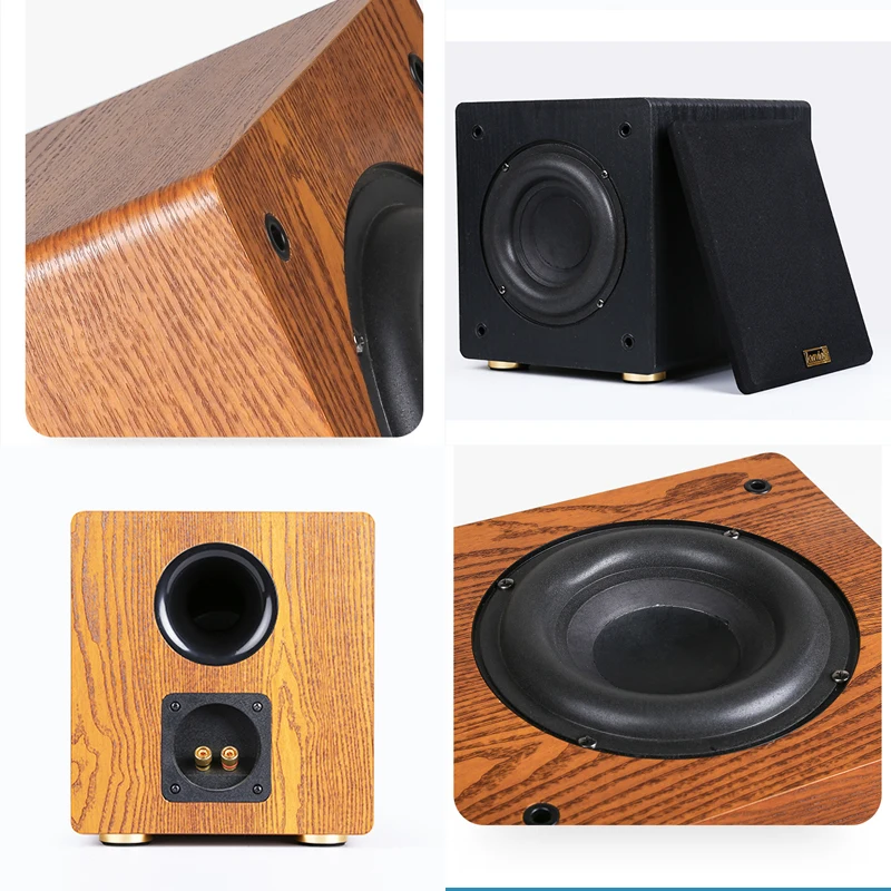 100W 6.5 Inch High-power Subwoofer Speaker Home Passive Subwoofer Audio DIY Home Theater HiFi Fever Large Magnetic Steel Speaker
