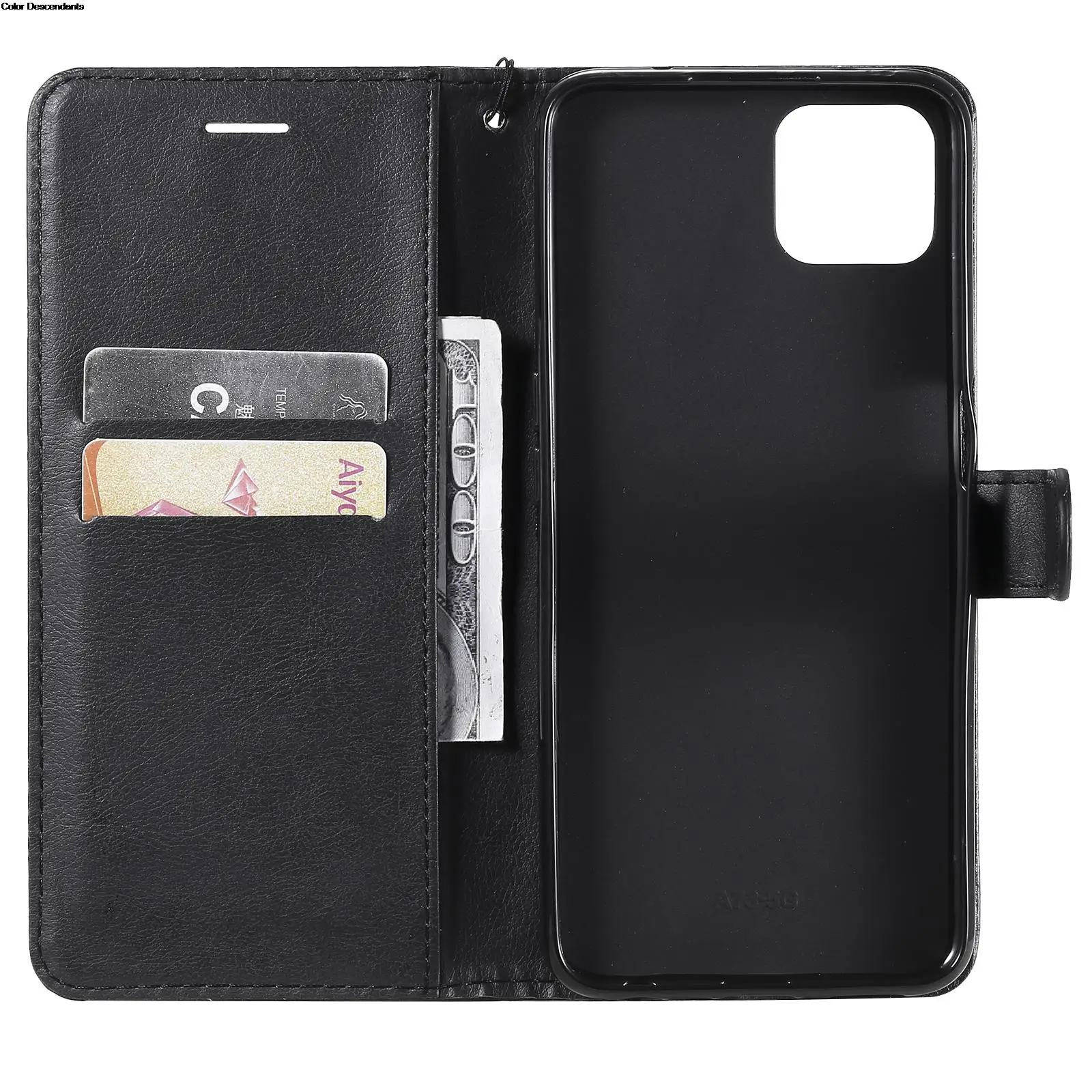 Фото Роскошный чехол-книжка для Oppo Reno4 Z, кожаный однотонный Магнитный чехол Reno 4 4Z CPH2065, чехол для телефона со шнурком №4