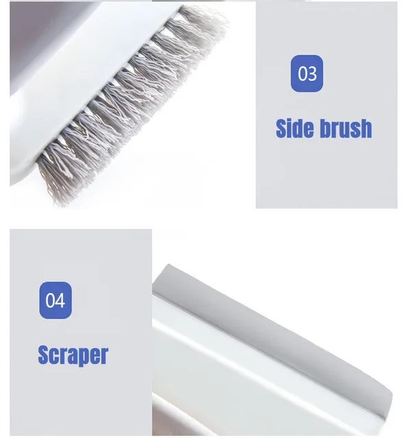 Multi Functional Crevice Brush Ground Seam Scraping Brush Bathroom Floor  Brushbathroom Corner Crevice Toilet Cleaning Brush