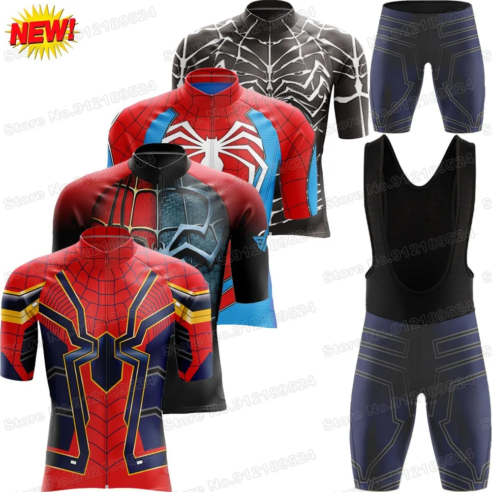 2022 Popular Spiders Cycling Jersey Set Cartoon Anime Comics Cycling  Clothing Road Bike Shirts Suit MTB Maillot Ciclismo Ropa| | - AliExpress