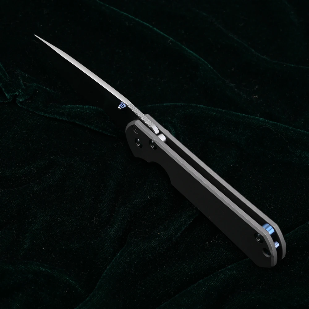 Green Thorn Small Sebenza 31 VG10 Blade Titanium Handle Folding