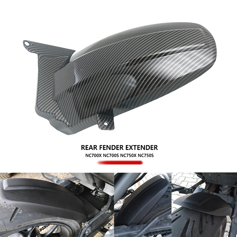 Parafango Posteriore Esteso Per Honda NC700X/NC750X, Copriruota In PP E Acciaio, Per Modelli 2012-2021