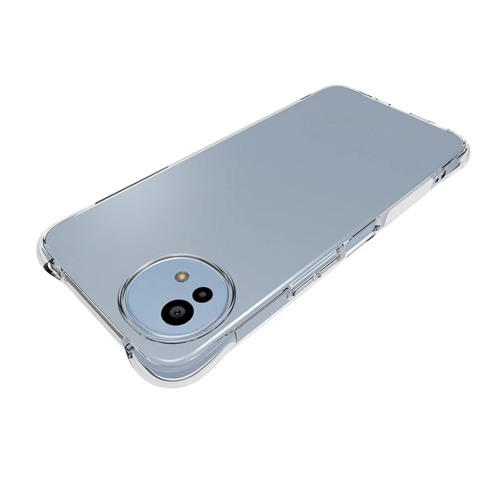 Sharp Aquos Wish5 Anti-Shock Transparent TPU Gel Case - HD Clear Soft Protective Cover