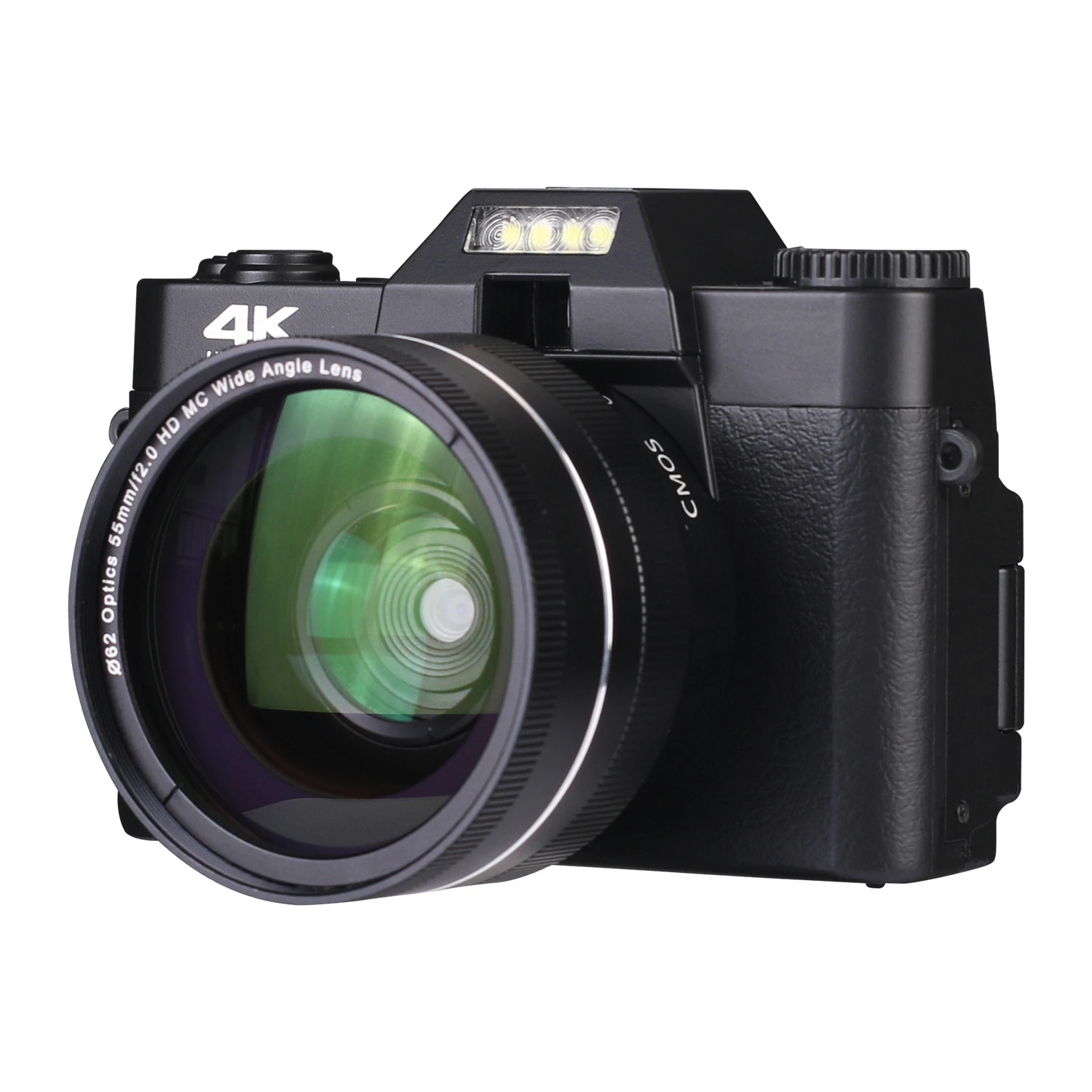 2022 Digital Camera Micro Single With WiFi Professional Digital Cameras 4K HD 16X  Zoom Vlog External Lens