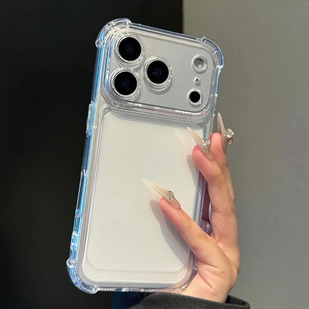 Premium Transparent Shockproof TPU Bumper Case