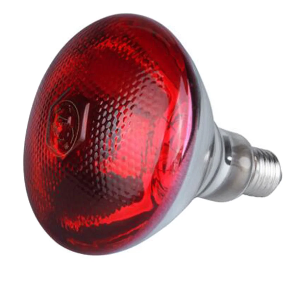 250w Infrared Heat Lamp E27 Waterproof Anti-Explosion Thickened Light Bulbs Heat Lamp Thermal Preservation for Piglet Chicken