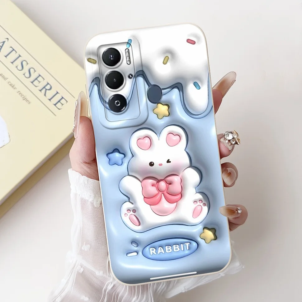 Cute Cosmonaut Cartoon Silicone Soft Cover Case - Bumper Protection