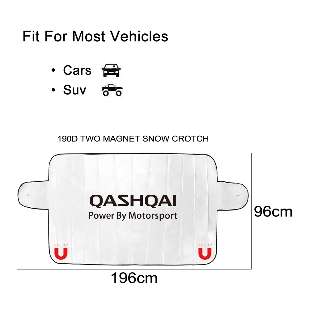 Exquisite Auto-Frontscheibenabdeckung für Nissan Qashqai Juke Micra Leaf  Xtrail Patrol Sentra Altima Tiida Rogue Note Maxima Zubehör