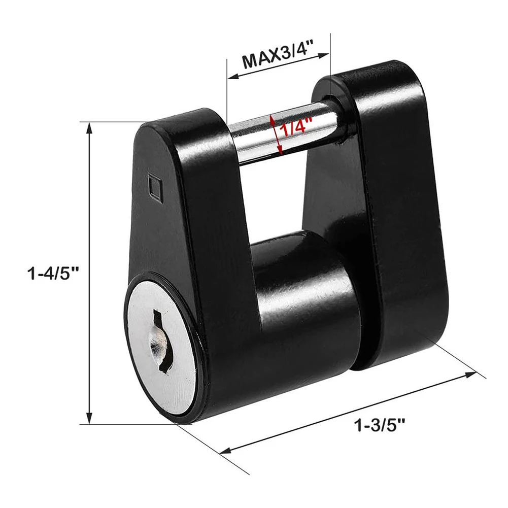 CCYKXA Verrou de remorque, verrou d'attelage, verrou d'attelage de remorque,  verrou d'attelage de