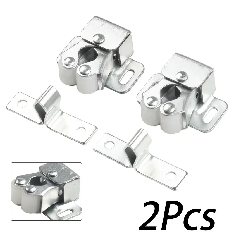Press The Home Wardrobe Door Lock Buckle Touch The Bead Magnetic Dual Wheel Spring Fixed Low Foot Cabinet Door