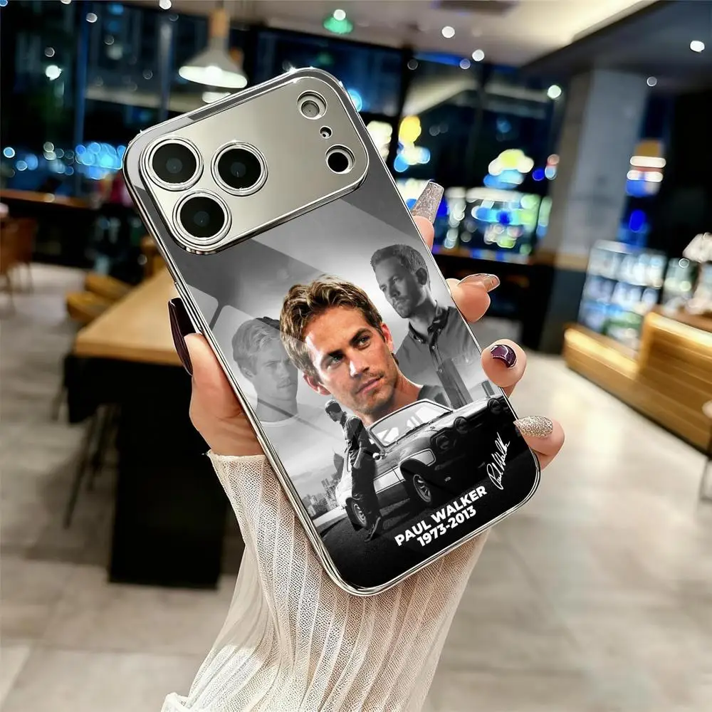 Sleek Electroplated Metal & Tempered Glass Phone Case with Bumper Protection