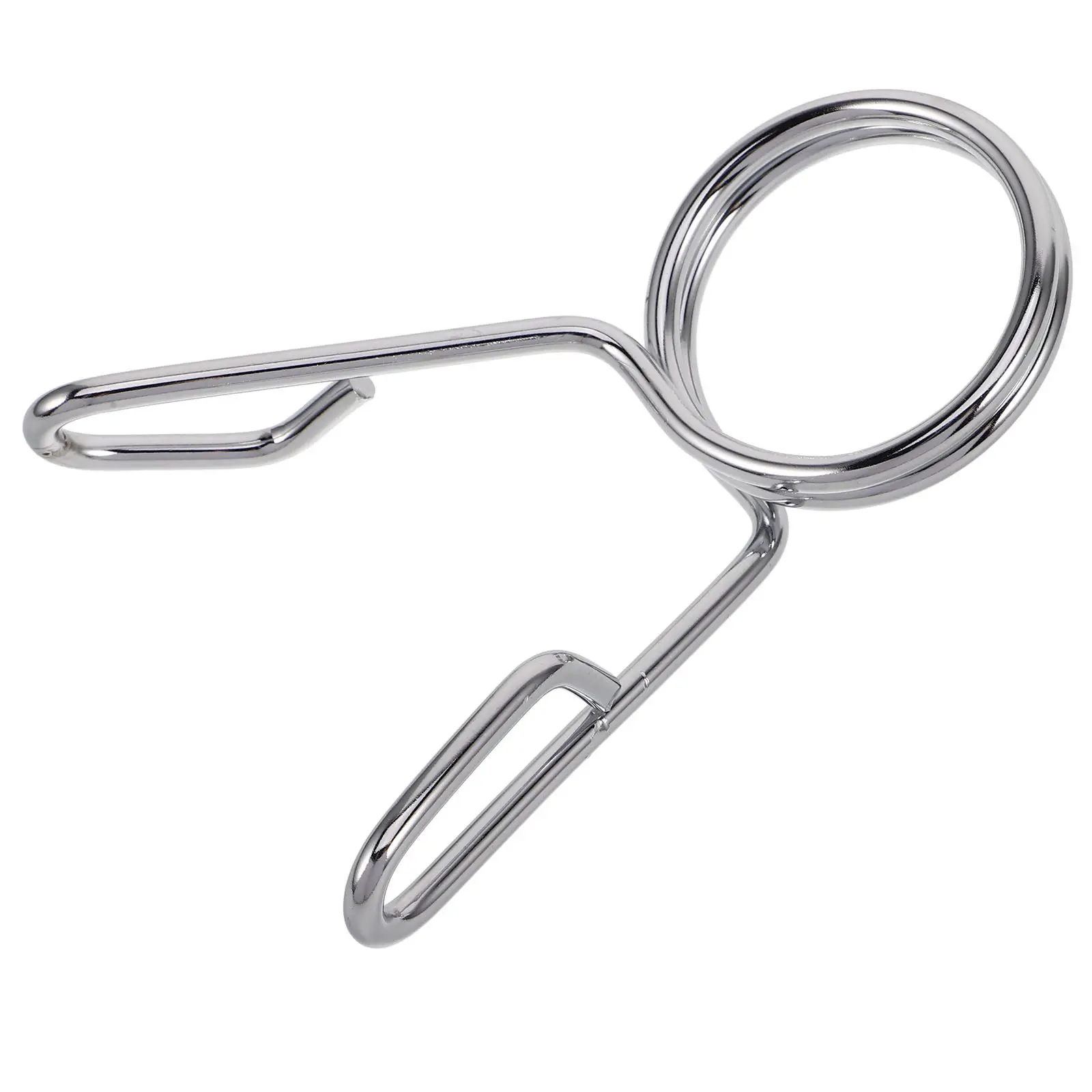 Barbell Clamp Spring Clip Collars Ergonomic Adjustment Gym Clips ...
