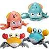 Children Automatic Induction USB Charging Crab Octopus Electric Pet Singing Avoid Obstacles Simulation Crawling Luminous 1