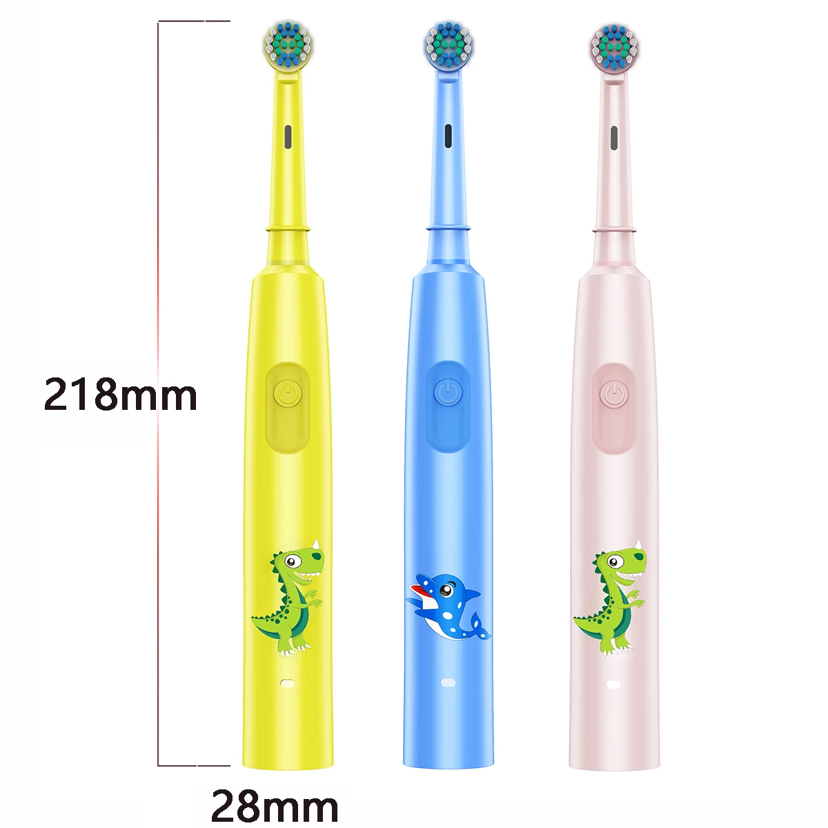 스마트 어린이 전동 칫솔 둥근 머리 회전 청소 칫솔 칫솔 클리너