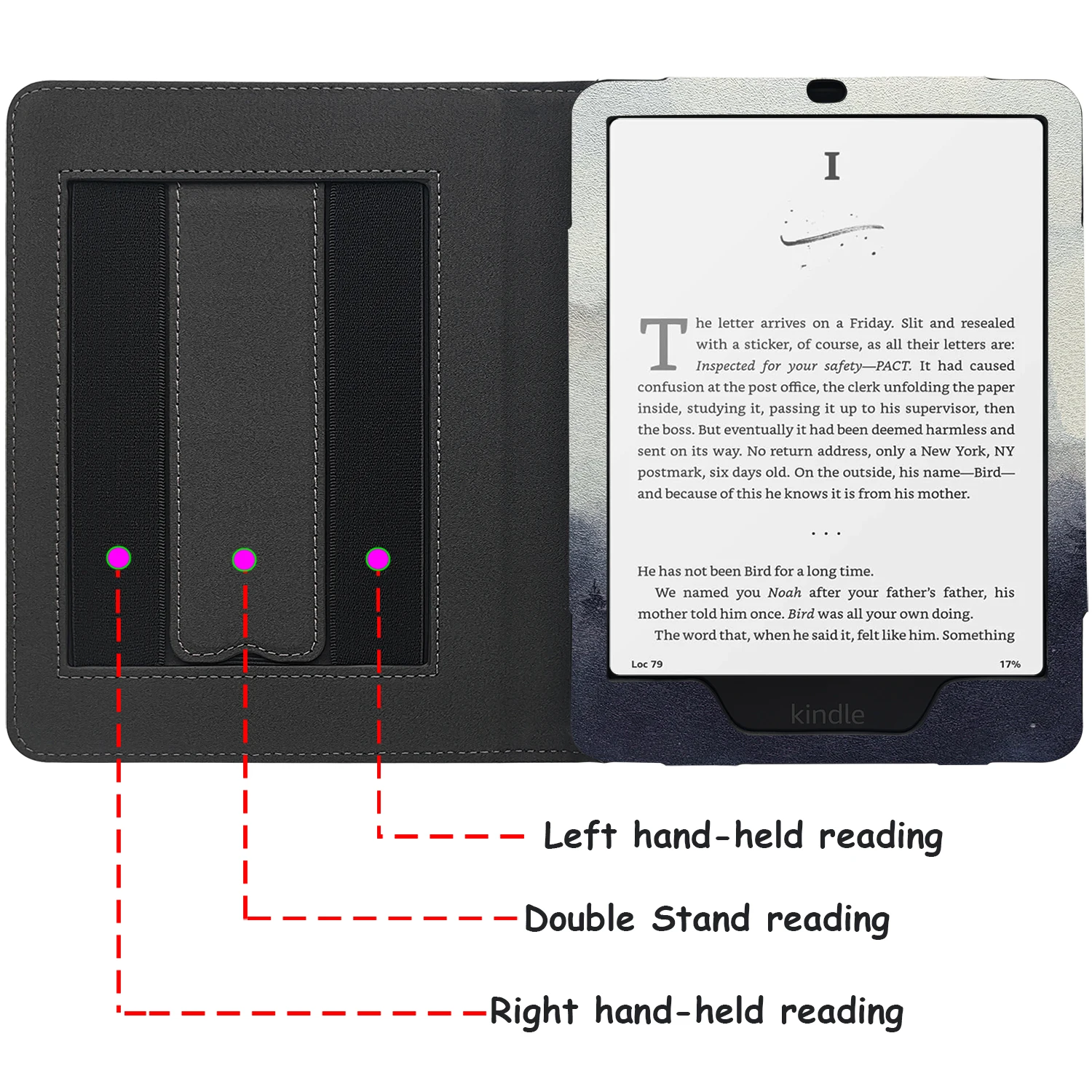 Premium Stand Case for Kindle Paperwhite & Colorsoft Signature Edition