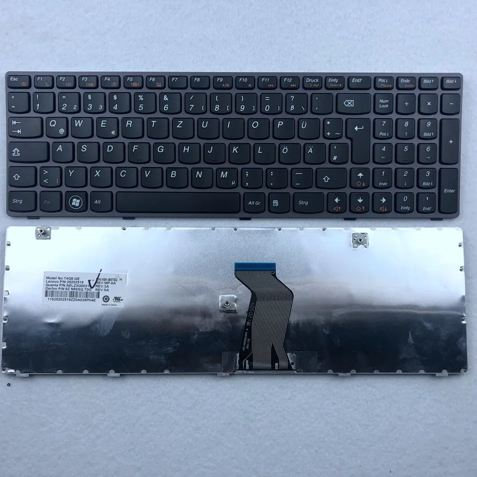 Gremany Laptop Keyboard For Lenovo B580 B585 G580 G580A G585 G590 G770 G780 G790 V580 Z580 Z580A Z585 Z585A GR Layout | Компьютеры и