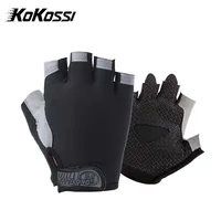 KoKossi Sports Half Finger Bike Gloves Outdoor Cycling Fitness Breathable Shock-Absorbing Anti Slip Running Gym Half Cut Gloves 1