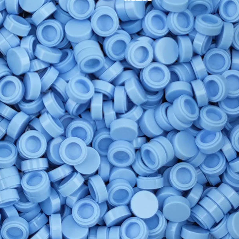 62 Color Set of 200 Round Flat Tile Building Blocks for DIY Pixel Art and Mosaics